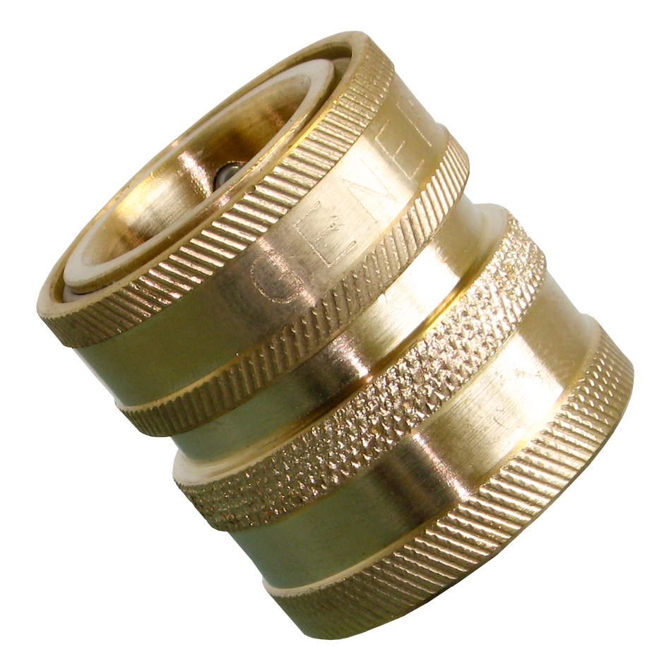 (200)GARDEN HOSE QUICK COUPLE SOCKET, BRASS