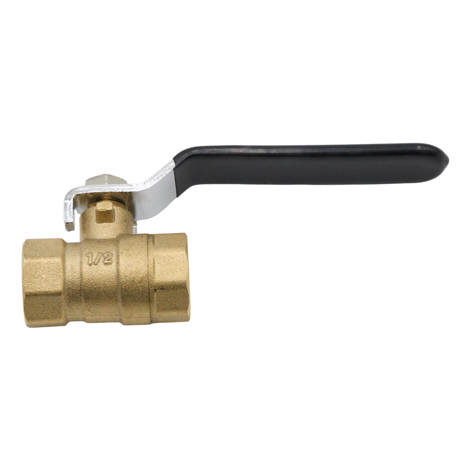 ROBINET À BILLE, 600 PSI, 1/2" FPT, LAITON