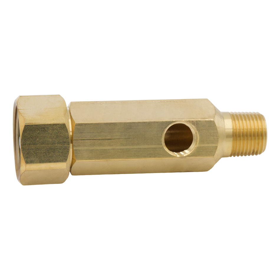 (100)RACCORD 3/4 FGHx3/8MPT AVEC PORT 1/4FPT