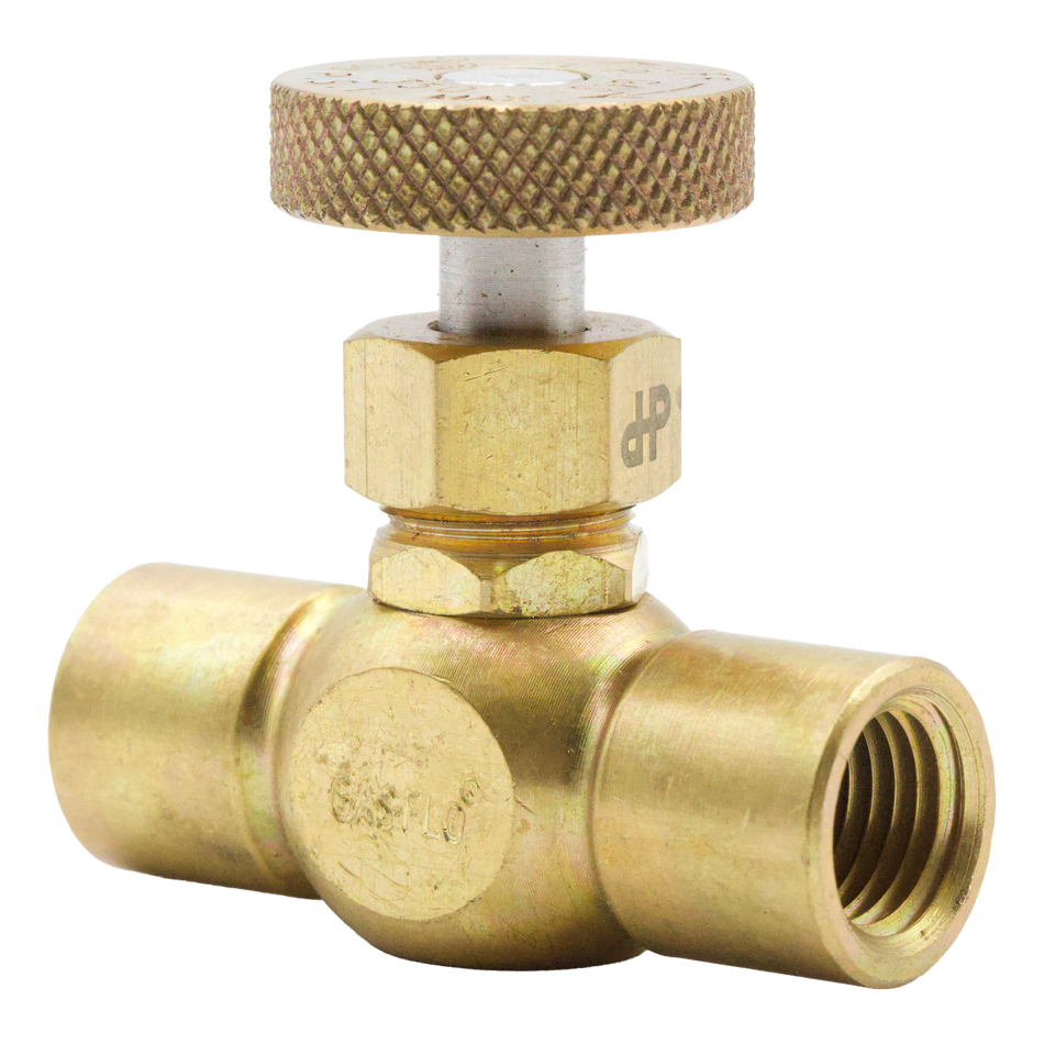 VANNE DE DOSAGE EN LAITON MINI 1/4 FPT I/O 350 PSI