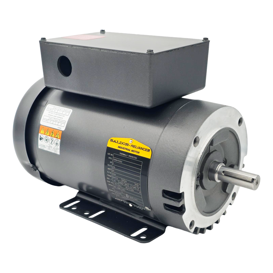 Baldor 5HP 3450RPM C-Face 3/4" Shaft ODP 230V Electric Motor