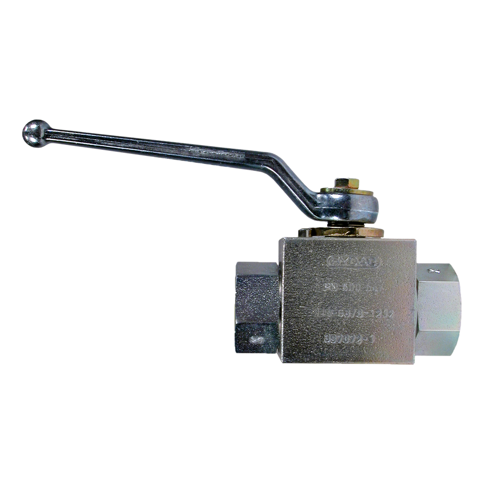 Robinet à boisseau sphérique nickelé 3/8" FPT 7000 PSI