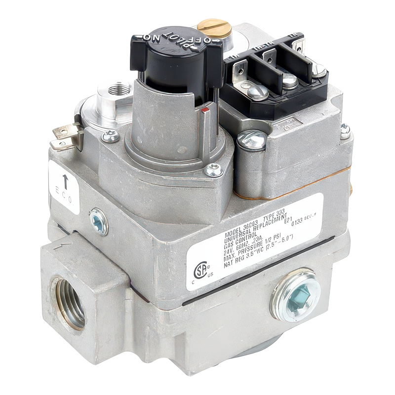 Vanne de régulation de gaz pilote permanent combinée 24 V White-Rodgers 36C03-300