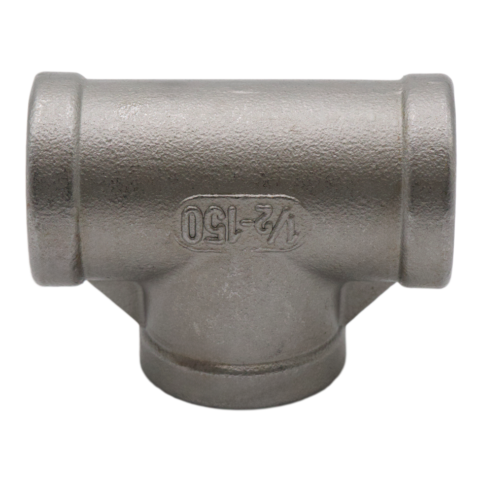 TÉ 304SS 3/4FPT x 3/4FPT x 3/4FPT 150#