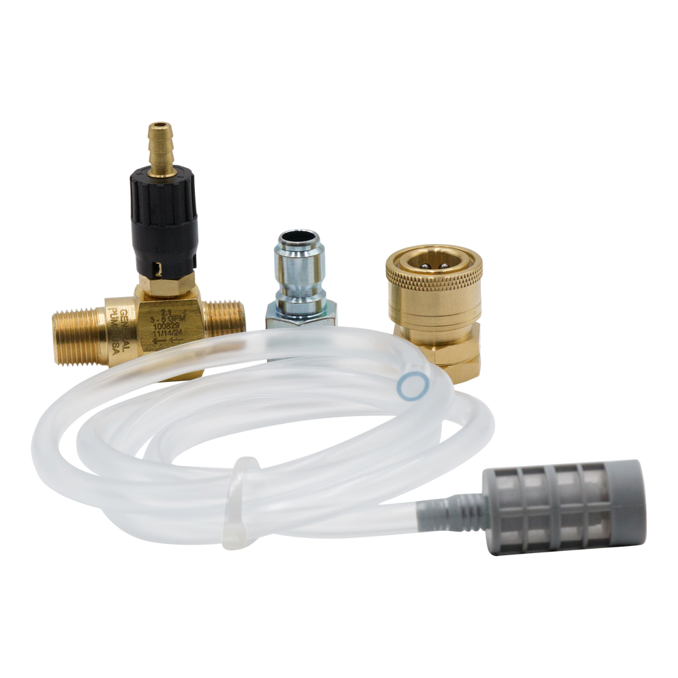 KIT INJECTEUR D'ACIDE GP HI-DRAW ADJ 2,1 mm QC (ENFICHABLE)