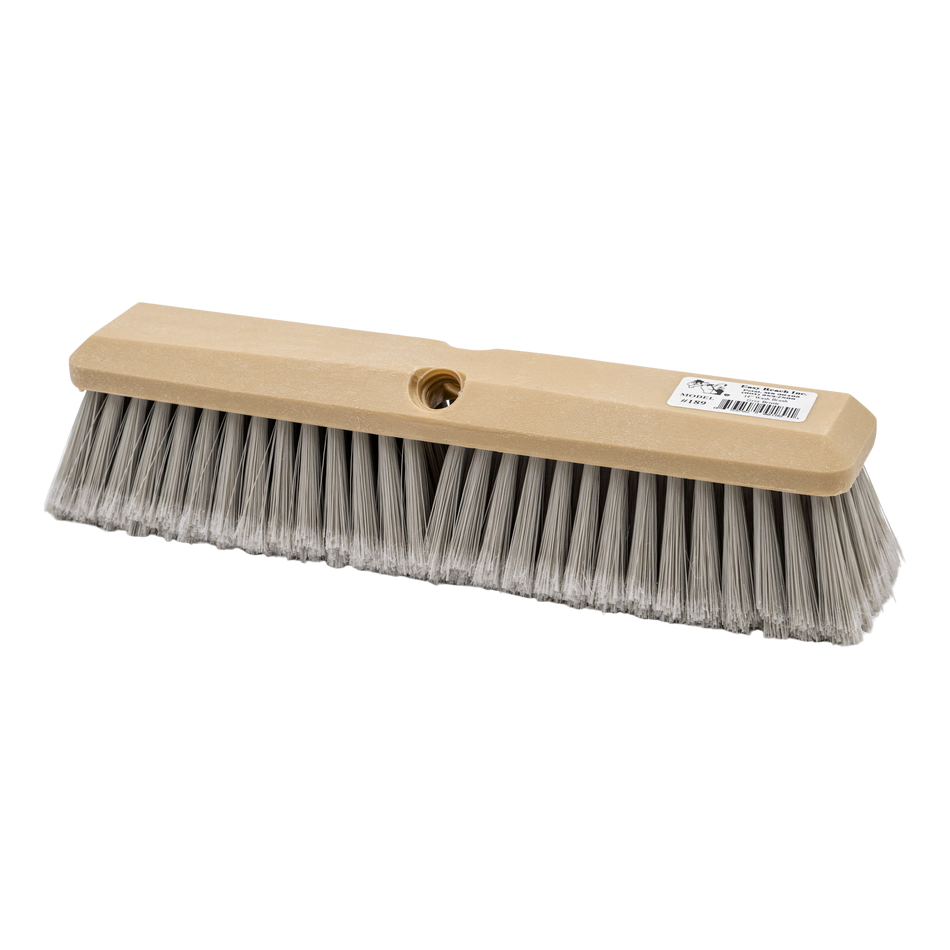 (12) BROSSE DE LAVAGE 14" À DRAPEAU GRIS