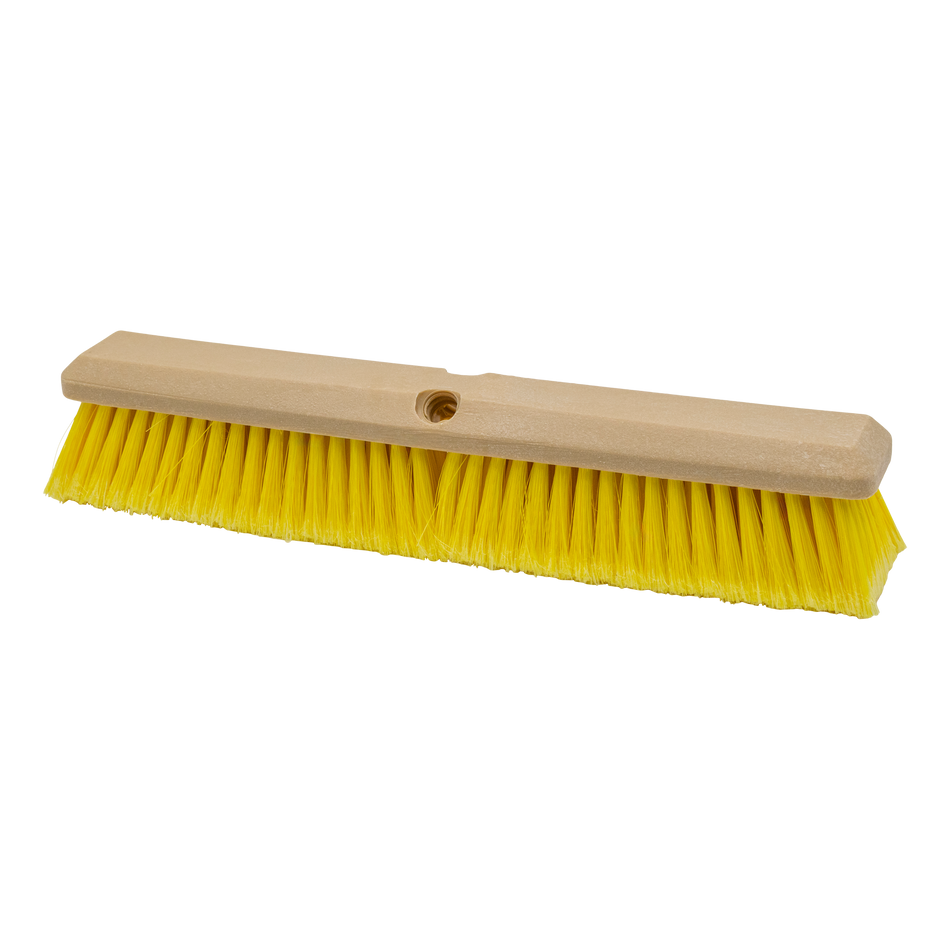 (12) BROSSE DE LAVAGE JAUNE 18"
