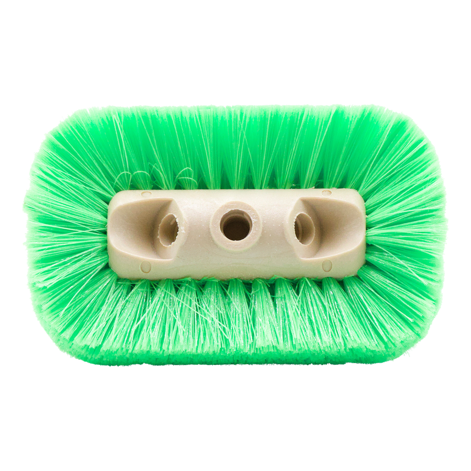(6)GREEN NYLON 10" ALL DIRECTION WASH BRUSH