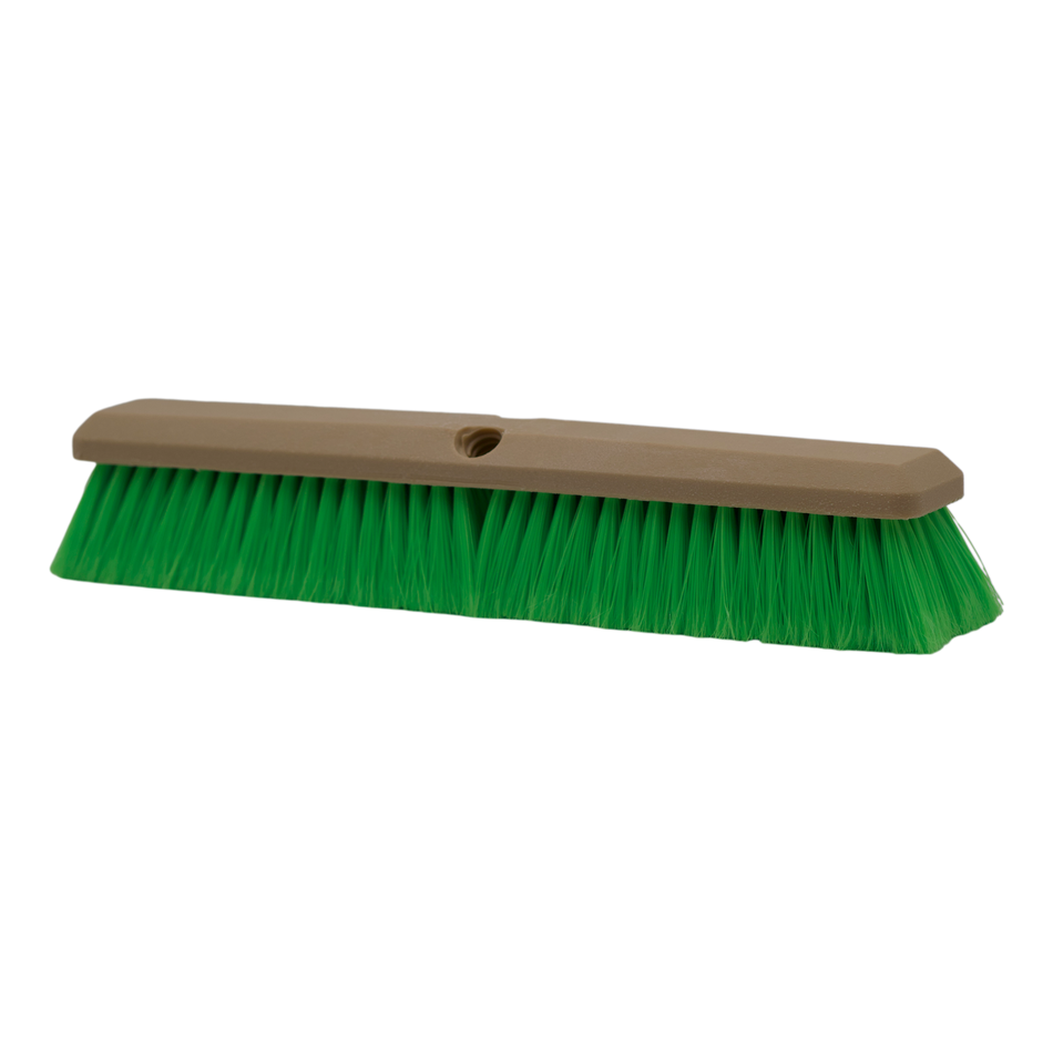 (12)GREEN NYLON 18" TRUCK WASH BRUSH