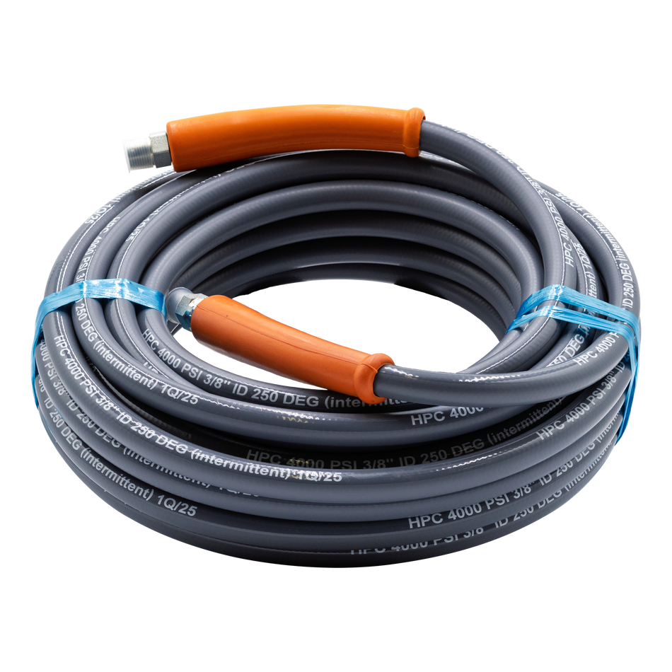 Gladiator Smooth 4000 Gray 3/8" x 50' 250° Pressure Washer Hose