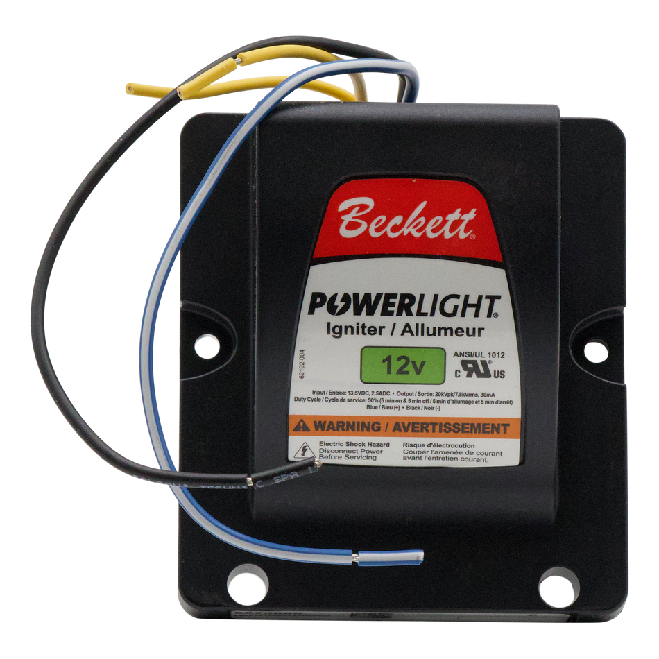 (12)5270005U ALLUMEUR BECKETT 12 V CC POWERLIGHT UNIQUEMENT