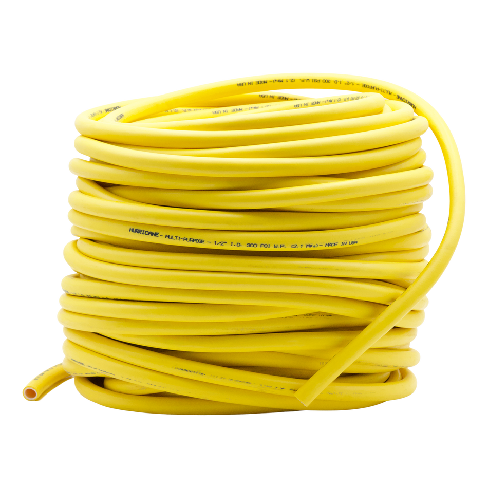 Roll Hurricane Softwash Hose 300 PSI 150° Yellow 1/2" x 200'