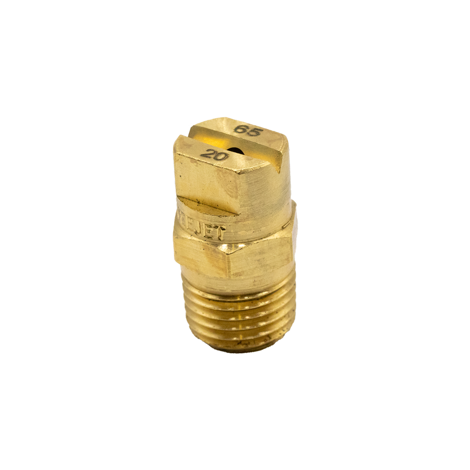 BRASS 1/4 VEEJET 2550 SOAPER NOZZLE