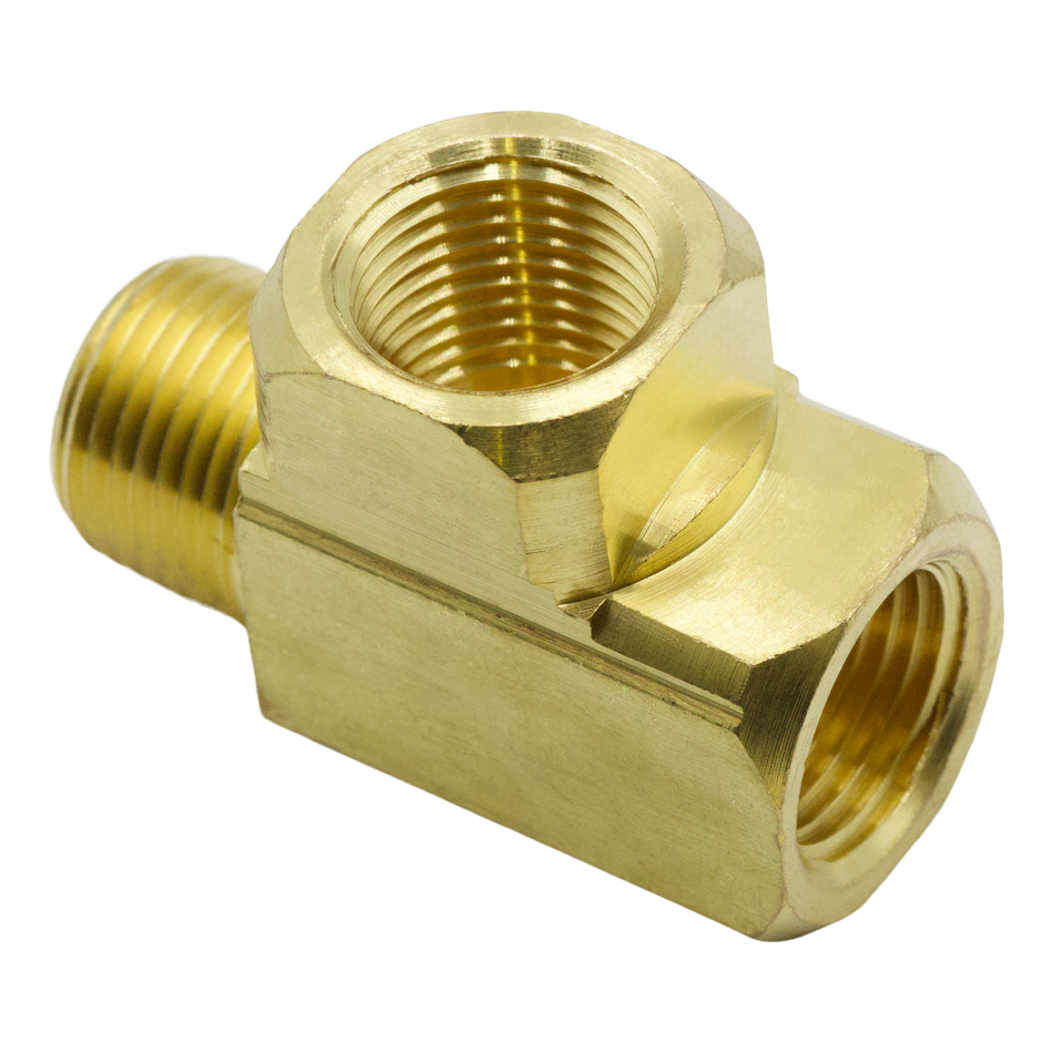 BRASS STREET TEE 3/8FPTx3/8MPTx3/8FPT