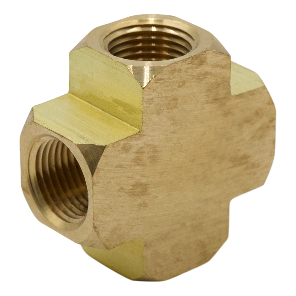 CROIX EN LAITON 1/2" FPT (BARSTOCK)