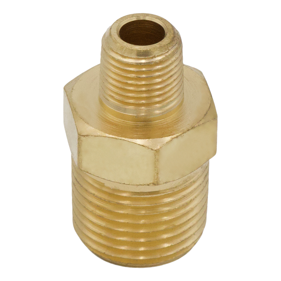 RACCORD HEXAGONAL EN LAITON 1/4 MPT X 1/8 MPT