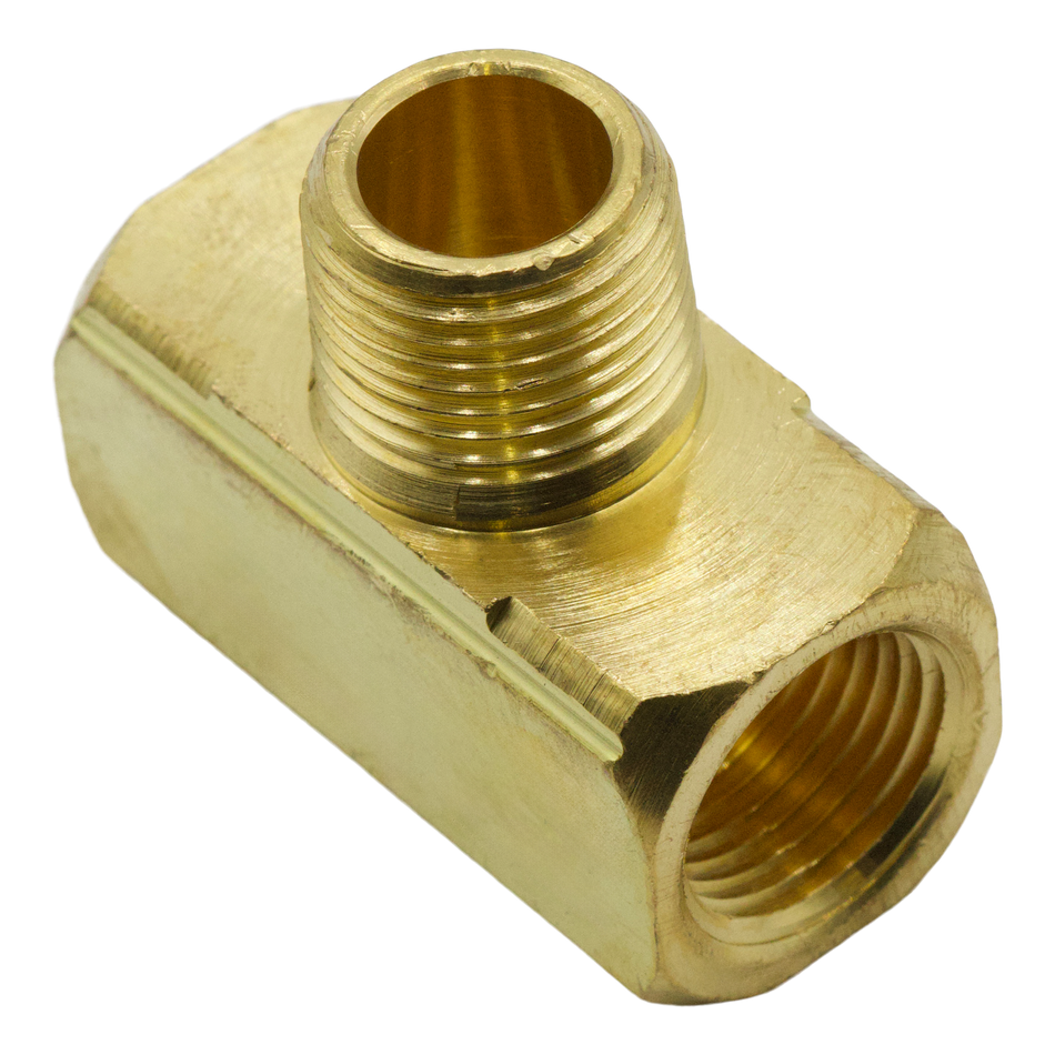 BRASS BRANCH TEE 3/8FPTx3/8FPTx3/8MPT
