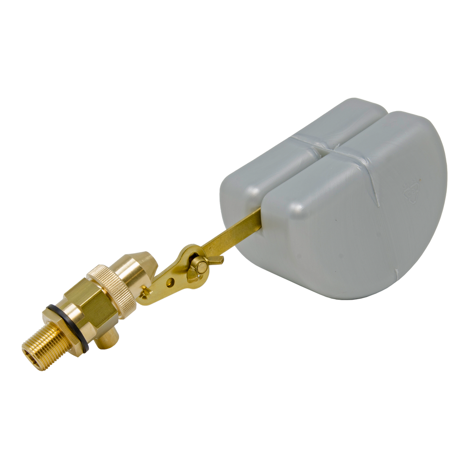 (25)PA FLOAT VALVE BRASS 3/8M WITH FLOAT