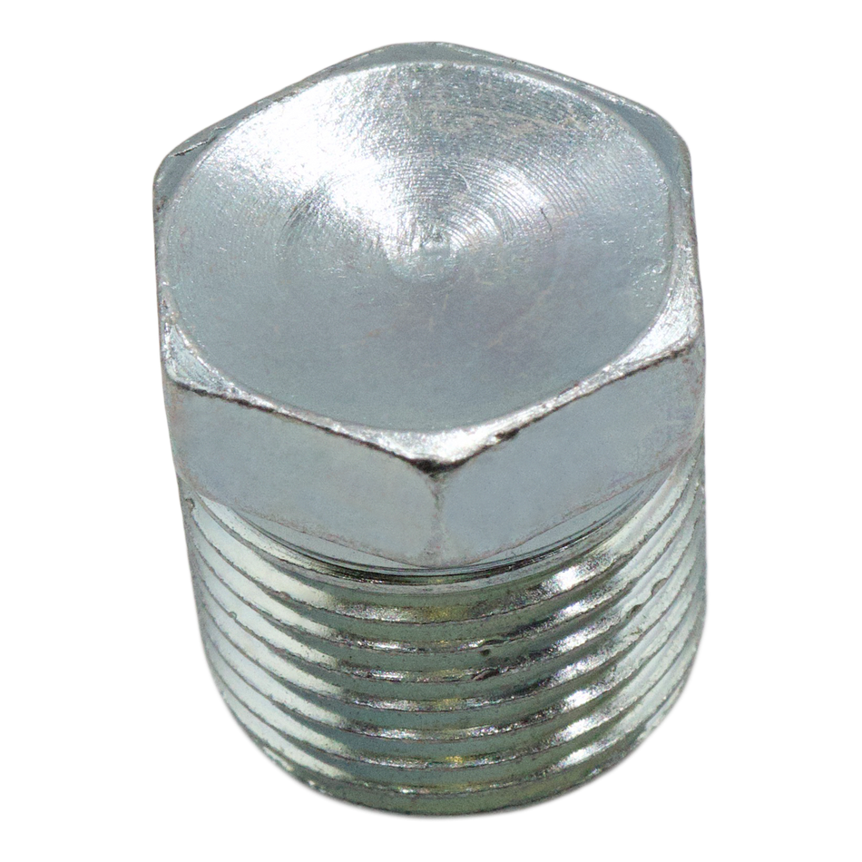 BOUCHON À TÊTE HEXAGONALE EN ACIER 1/4 MPT, 5000 PSI