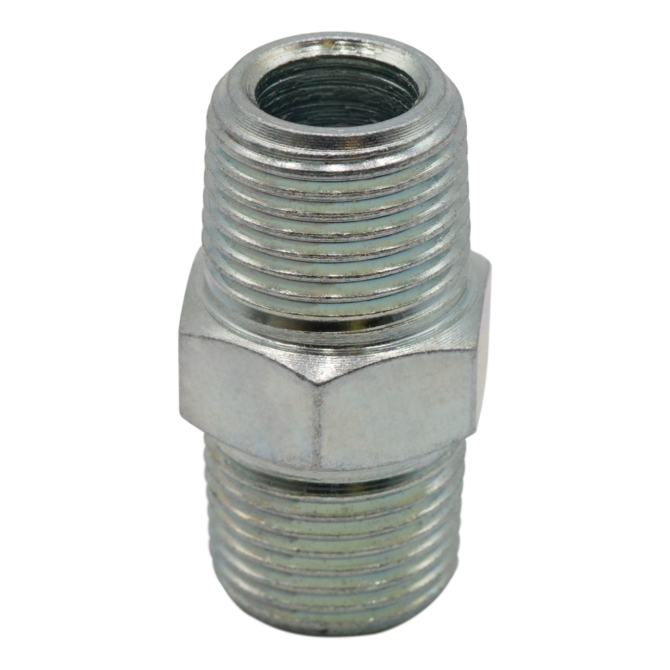 STEEL HEX NIPPLE 3/8 MPT, 4000 PSI