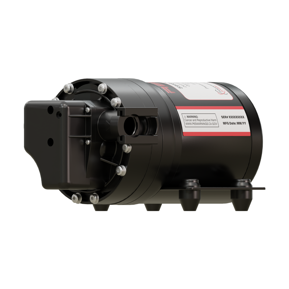 REMCO DIAPHRAGM SOFTWASH PUMP, 7.0 GPM, 100 PSI, 12V