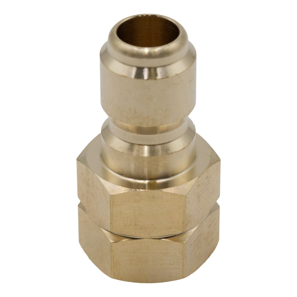 QC PLUG 3/8" FPT BRASS