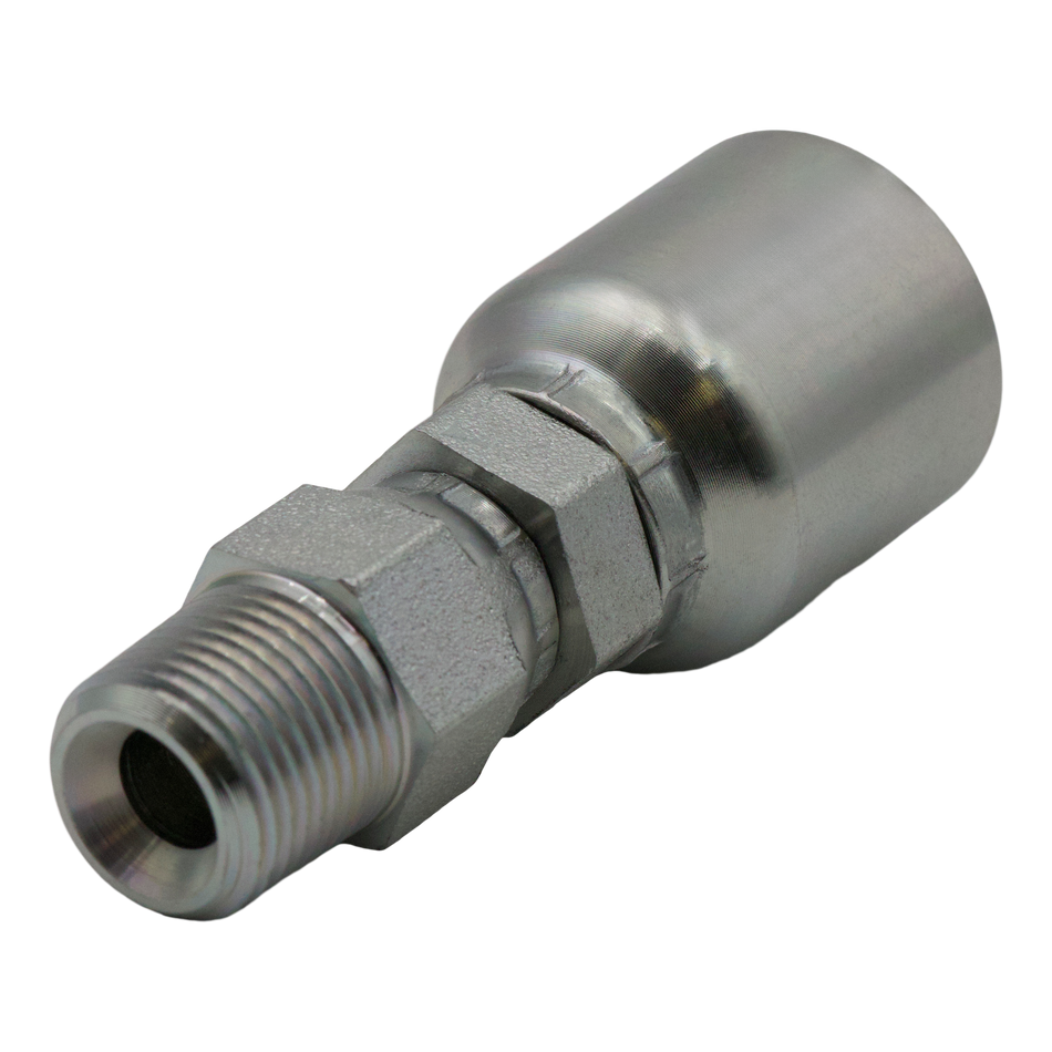 RACCORD À SERTIR TIGE 1/4" X PIVOTANT 1/4MPT