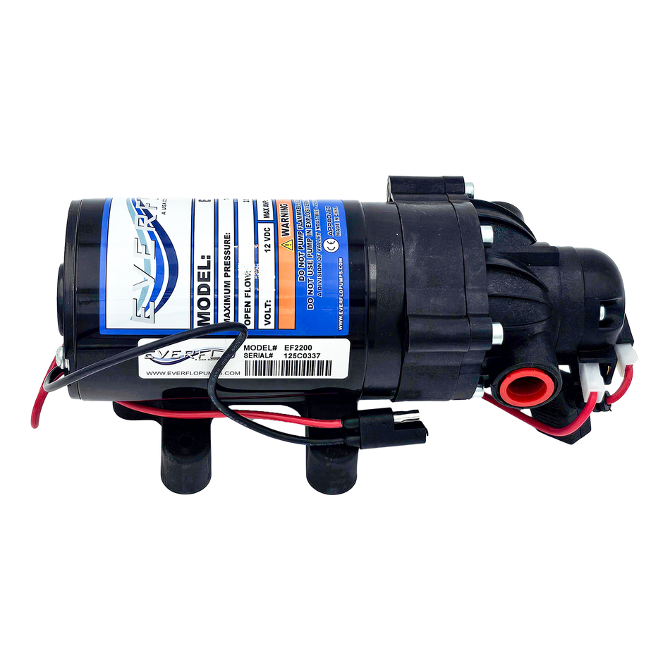 EF2200 EVERFLO PUMP 2.2GPM 70PSI 12V 8A