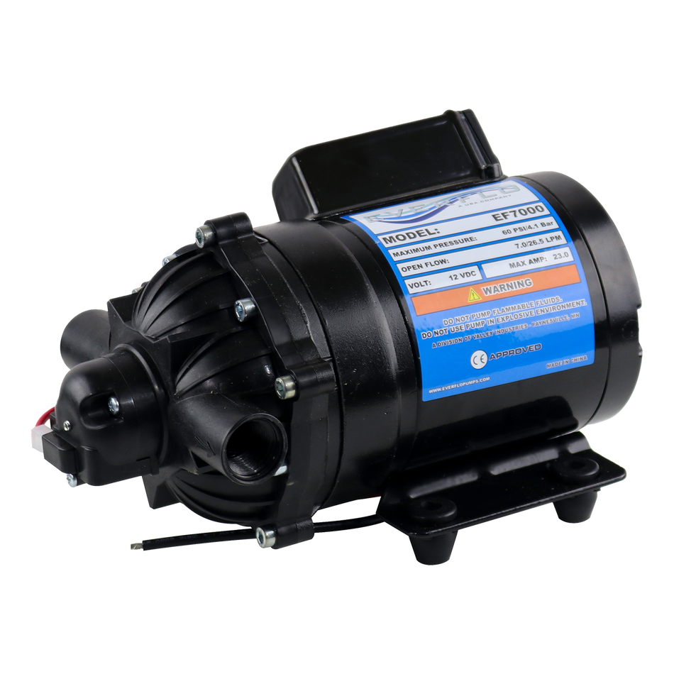 EF7000 EVERFLO PUMP 7.0GPM 60PSI 12V 23A