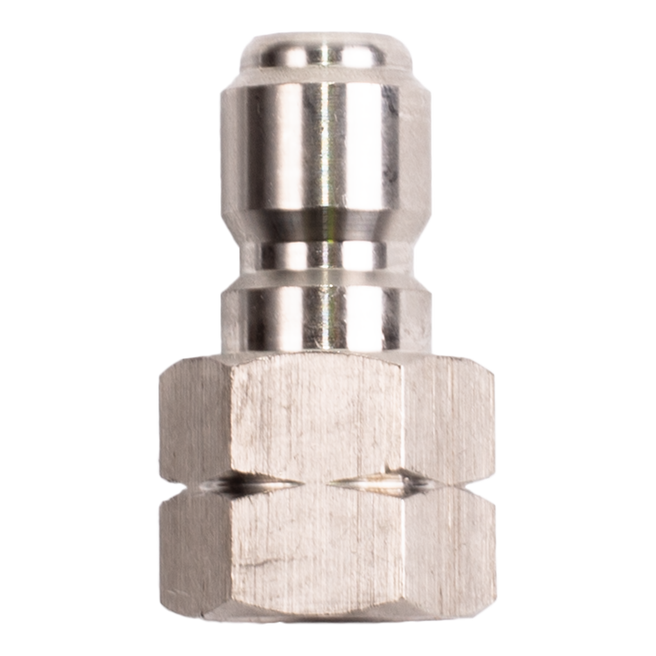 QC PLUG 3/8" FNPT STAINLESS STEEL