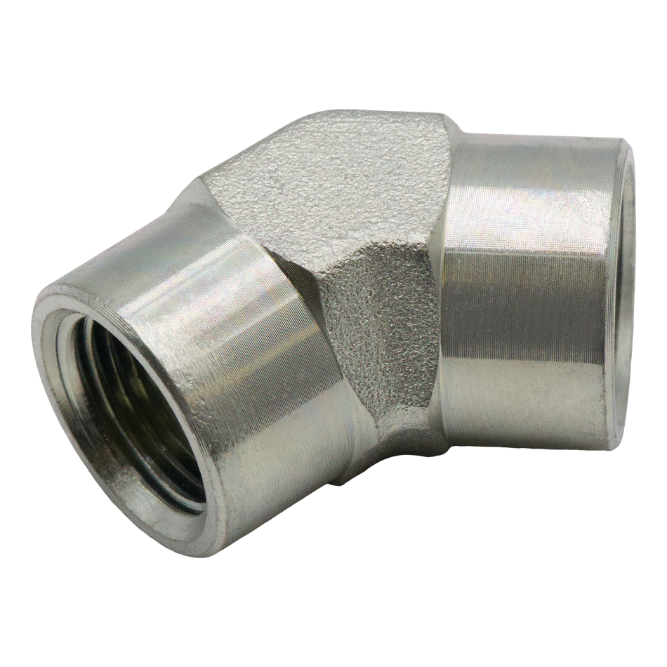 COUDE 45° EN ACIER 1/4" FPT 5000 PSI