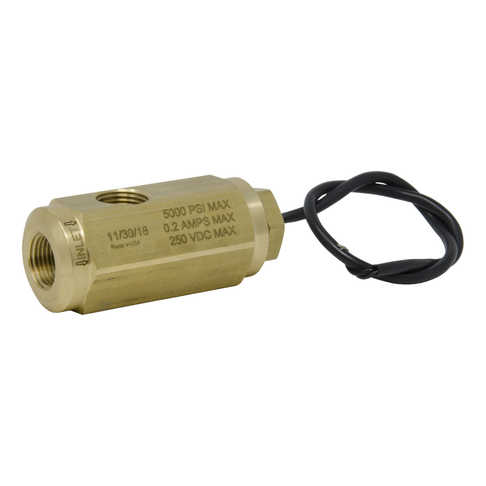 100716 FLOW SWITCH 12GPM 5000PSI .2A 250V. MOUNT A