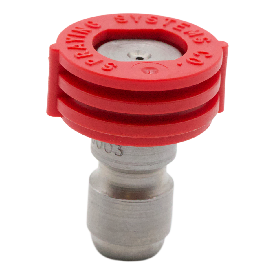 Systèmes de pulvérisation à connexion rapide – Buse de nettoyeur haute pression rouge MEG 0003