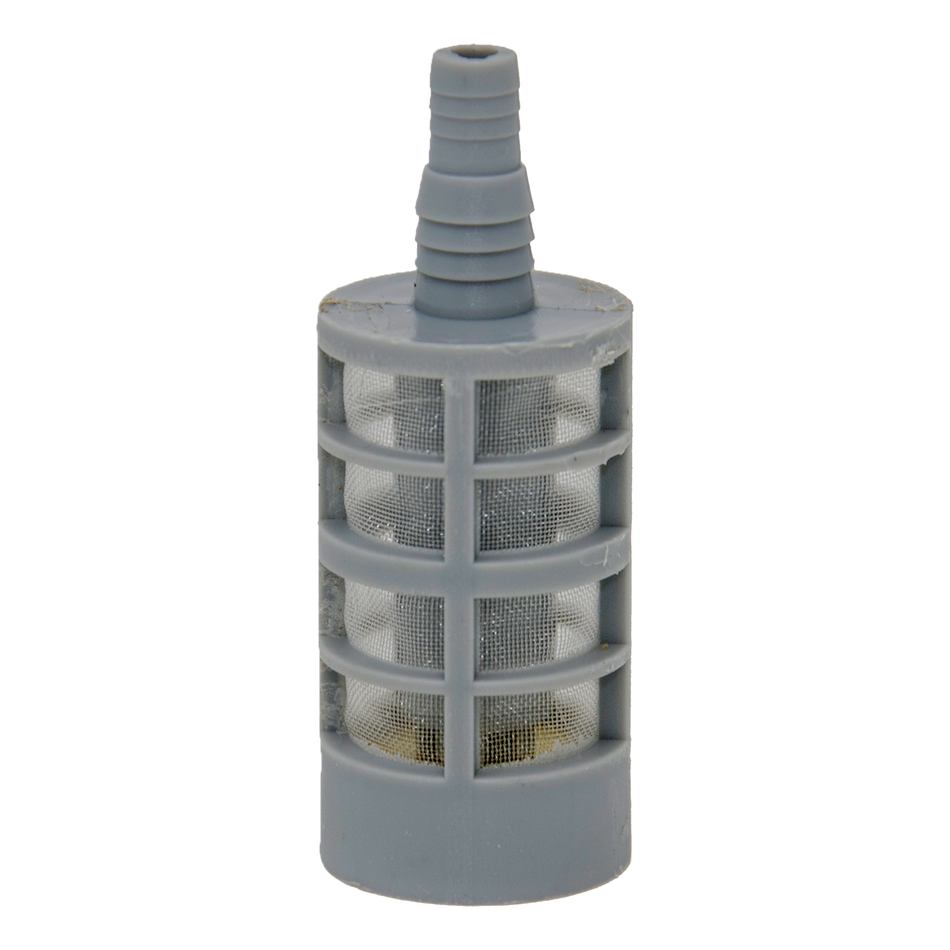 CHEMICAL STRAINER PLASTIC W/CHECK VALVE