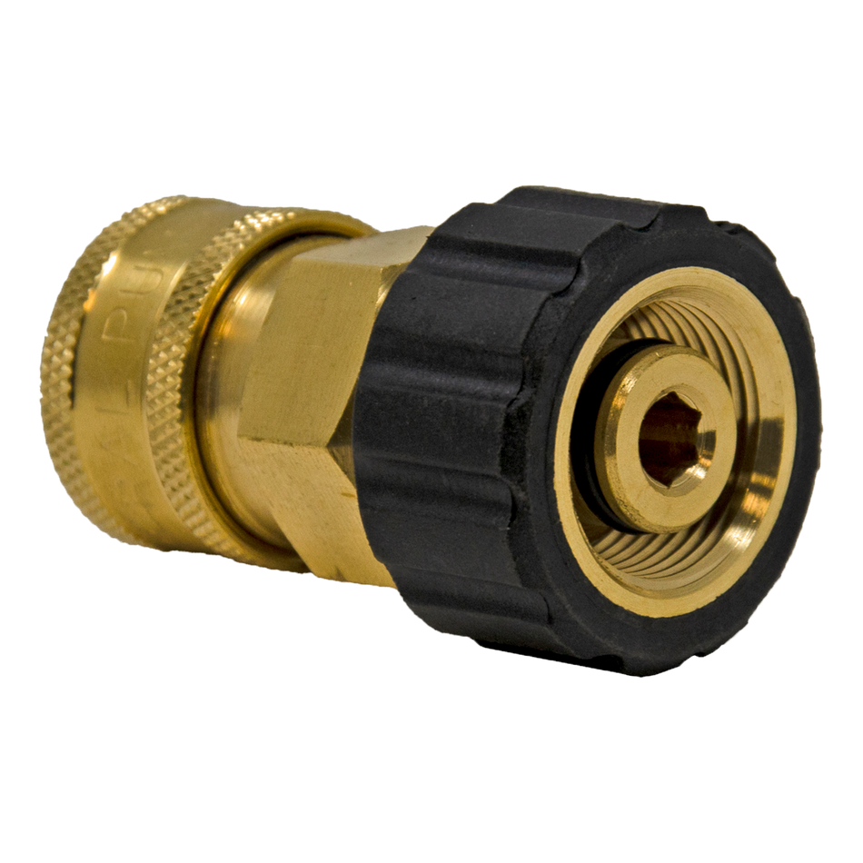22mm SCREW COUPLER X 3/8 QC SOCKET ADAPTER