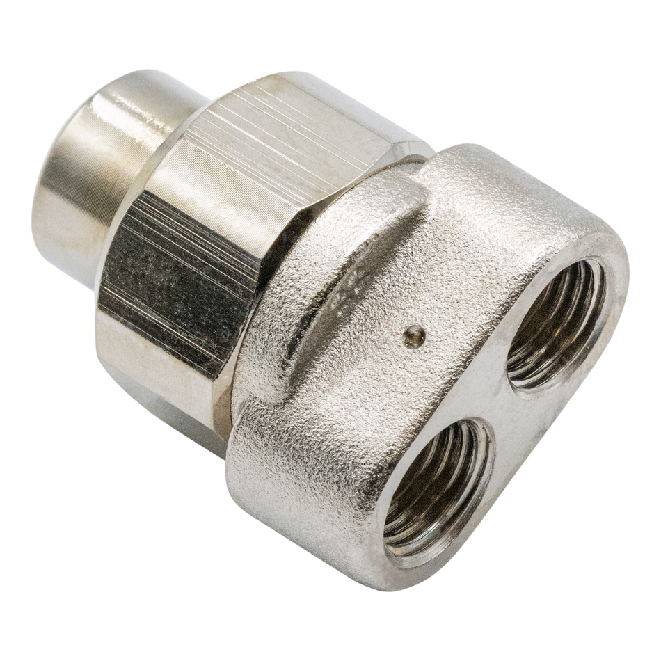 PA YDBL14 DUAL ROLL OVER NOZZLE HOLDER 1/4" FPT.
