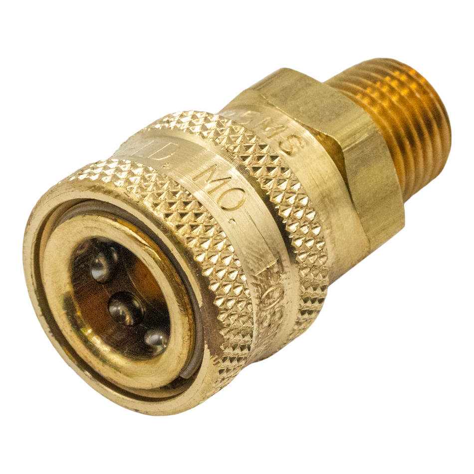 FOSTER QC SOCKET 1/4" MPT BRASS