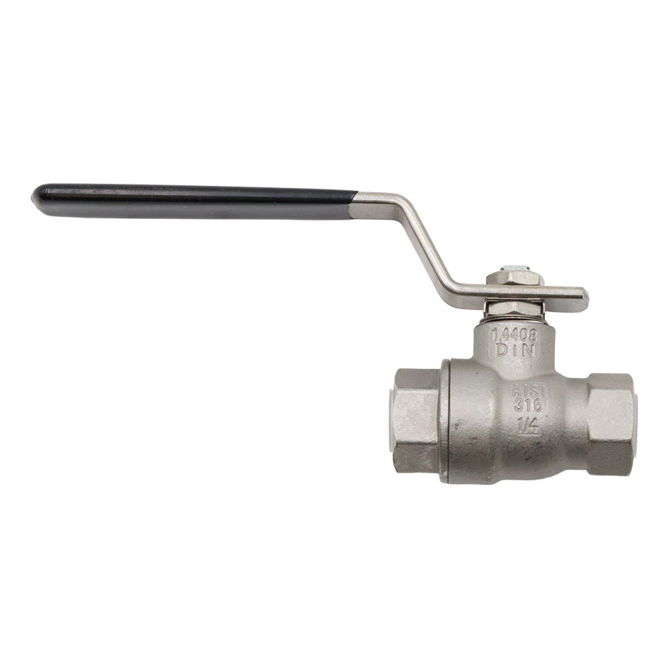 1/4" 1450 PSI ALBA AISI 316 Stainless Steel Ball Valve