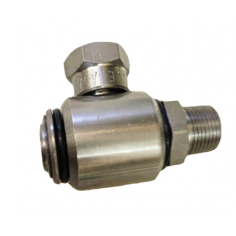 Raccord pivotant Adams en acier inoxydable 3/8" M/F 5000 PSI 200 F