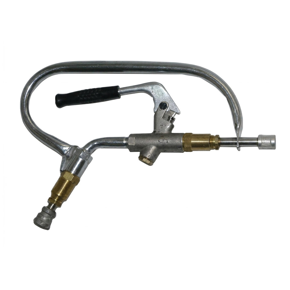 PISTOLET À VAPEUR AVEC COMMANDE À LEVIER ET TUYAU PIVOTANT 1/2 FPT