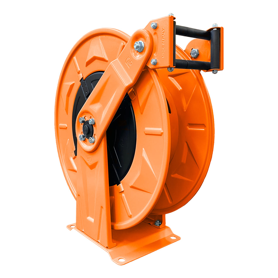 Powder Coat 50' Spring Rewind 3/8" Hose Reel - Available for Pre-Order - Arrives May 2026