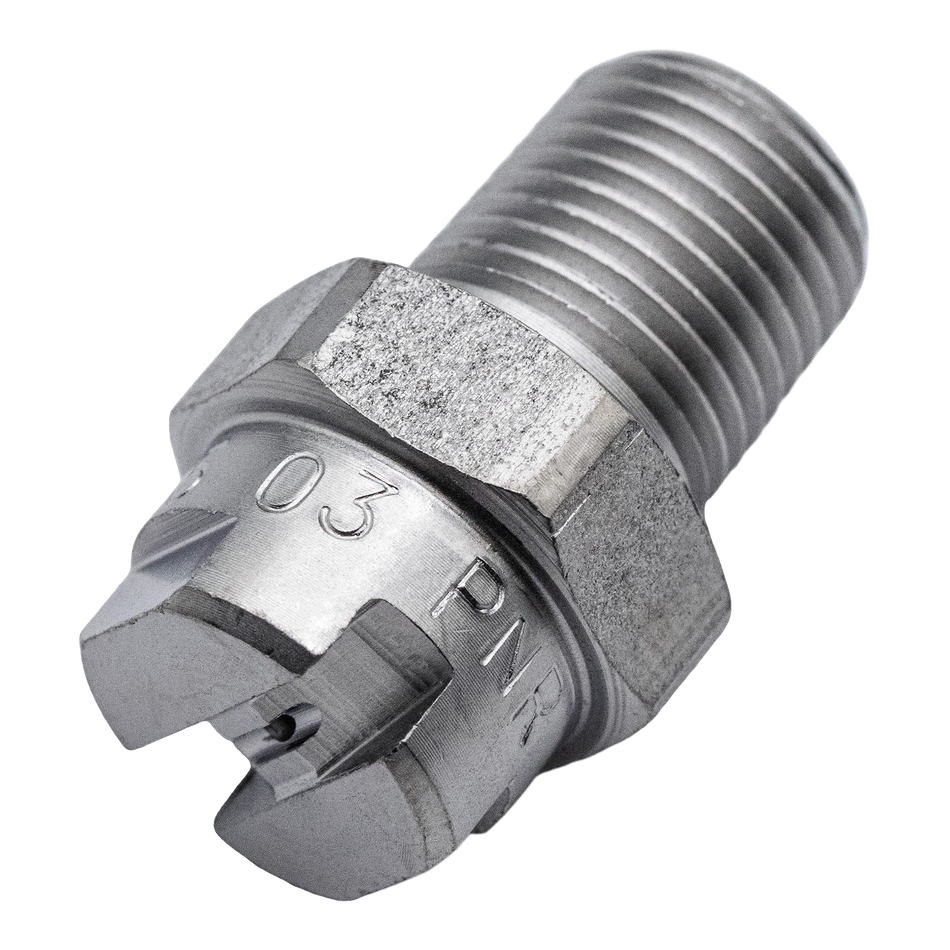 PNR 1/8" MNPT 25° 3.0 Stainless Steel Spray Nozzle