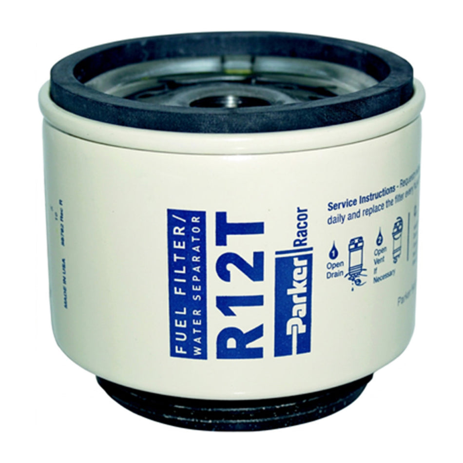 Racor R12T M18x1.5 10-Micron Fuel Filter Element - 1484